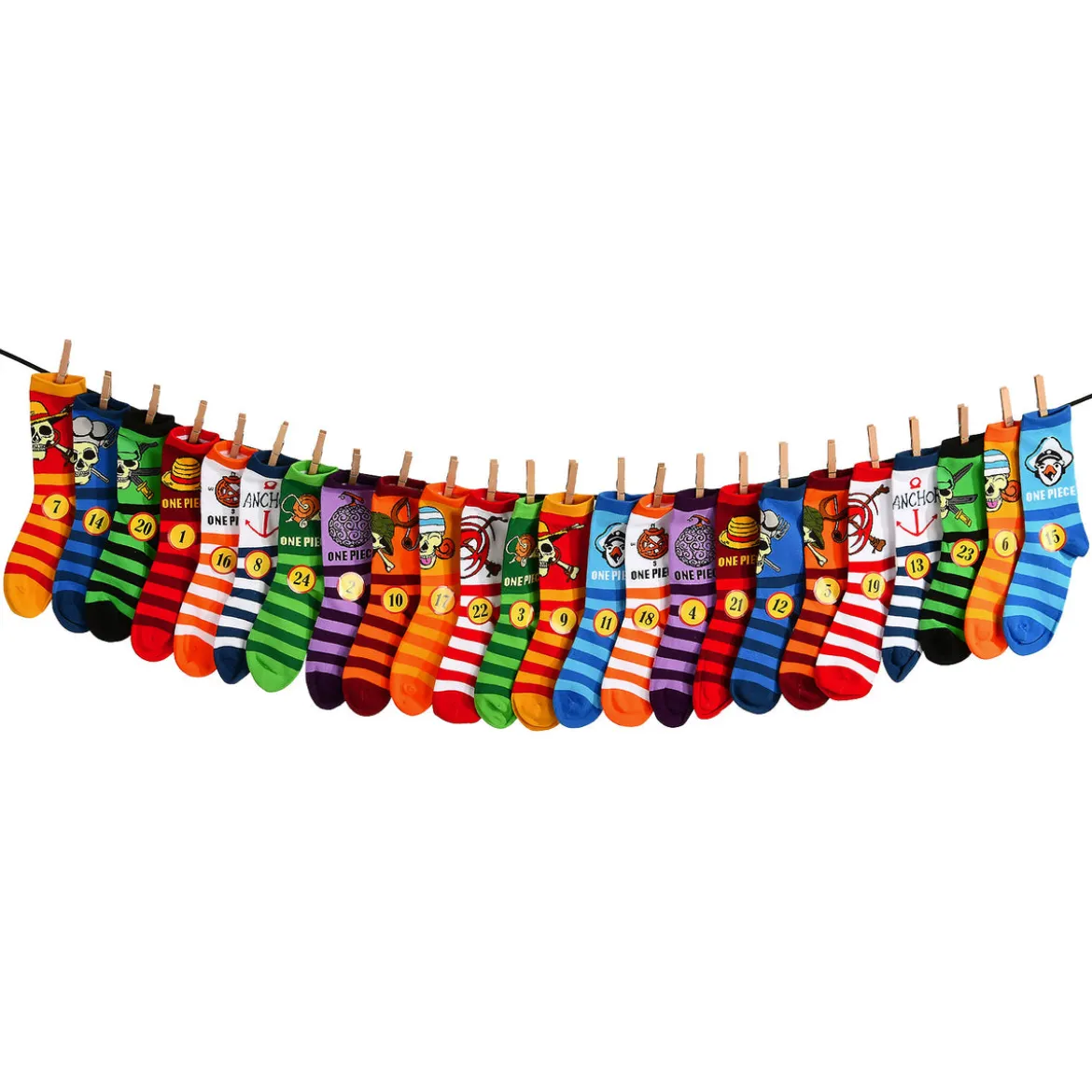 One Piece Socken Adventskalender zum Befüllen