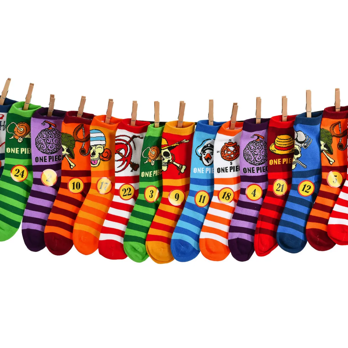 One Piece Socken Adventskalender zum Befüllen