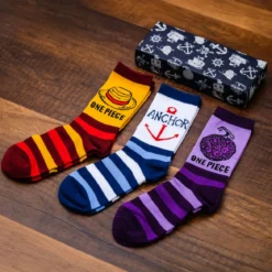 One Piece Socken 3er Set in Geschenkbox