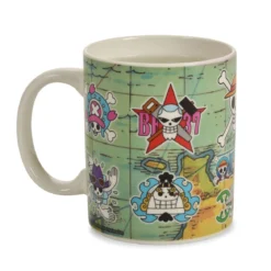 One Piece - South Blue Map Thermoeffekt Tasse