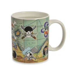 One Piece - South Blue Map Thermoeffekt Tasse