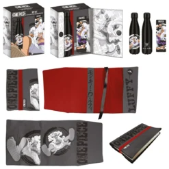 One Piece Stahlflasche, Sticker, Buchumschlag Geschenkset