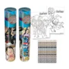 One Piece - Stiftebox 12er Set mit 2 Ausmalbildern