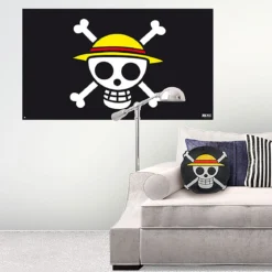 One Piece - Strohhutbande Skull Logo Kissen
