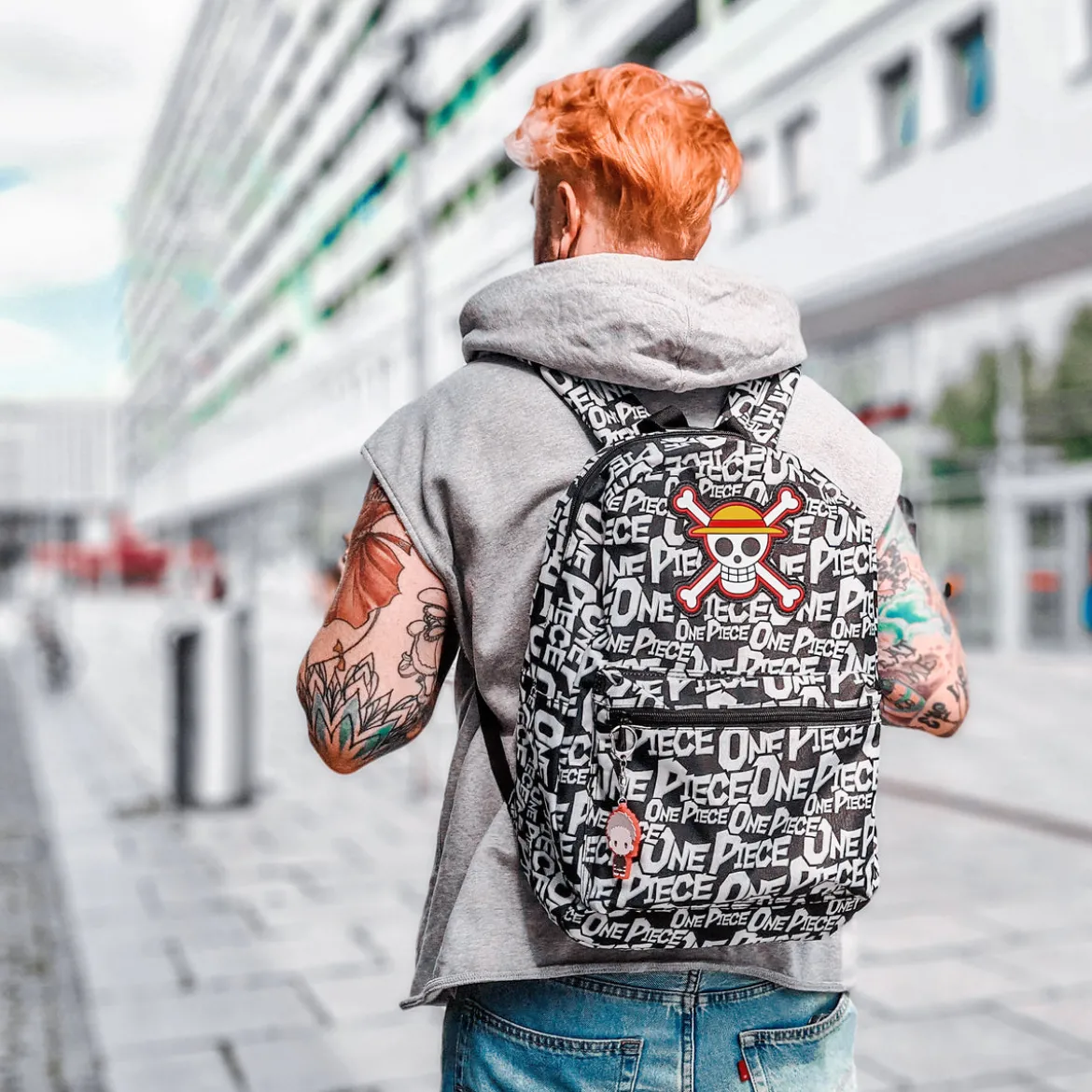 One Piece - Strohhutbande Skull Rucksack