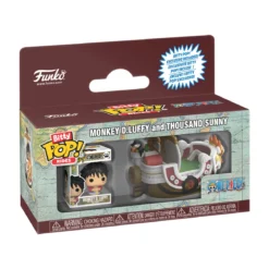 One Piece - Thousand Sunny mit Luffy Funko Bitty Pop Ride Figurenset