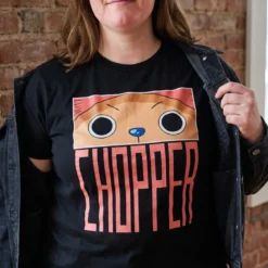 One Piece - Tony Chopper Eyes T-Shirt schwarz