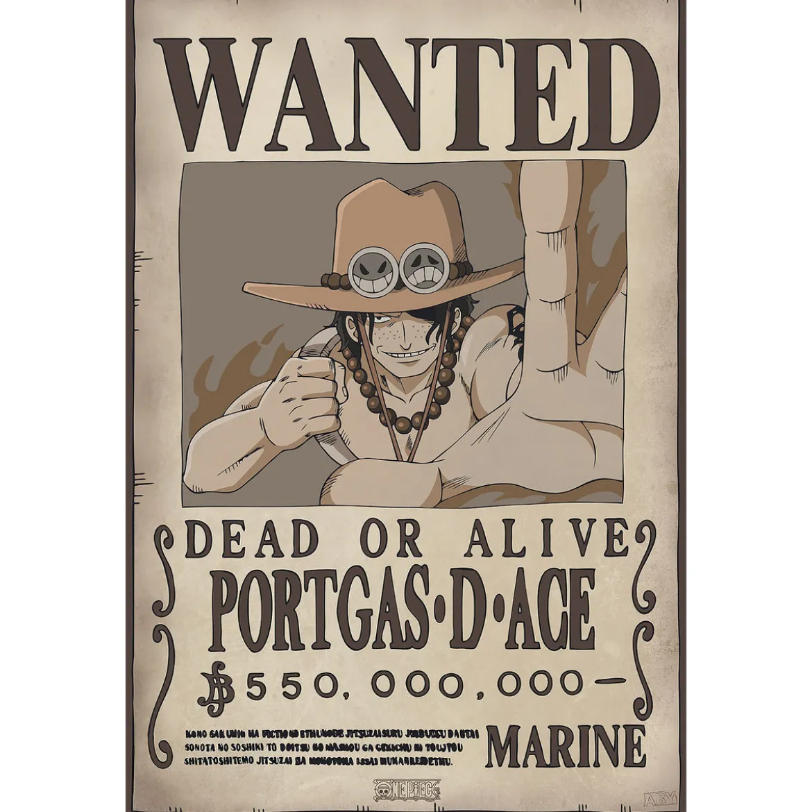 One Piece - Wanted Luffy & Ace Poster 2er Set