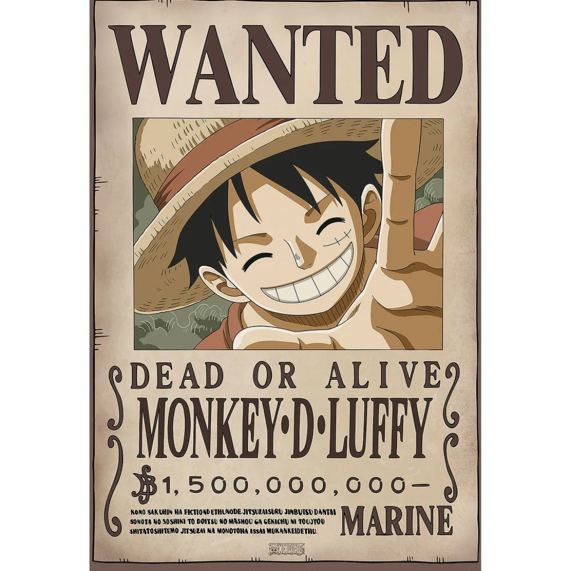 One Piece - Wanted Luffy & Ace Poster 2er Set