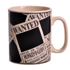 One Piece - Wanted Thermoeffekt Tasse