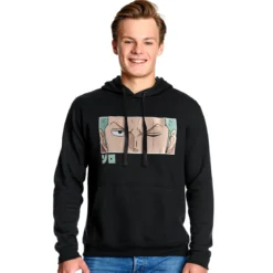 One Piece - Zoro Eyes Hoodie schwarz