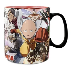 One Punch Man - Heroes Thermoeffekt Tasse