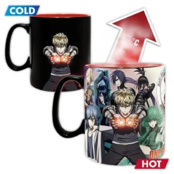 One Punch Man - Heroes Thermoeffekt Tasse