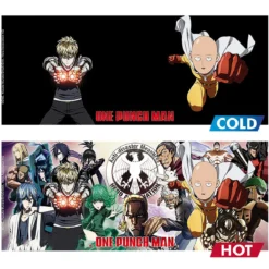 One Punch Man - Heroes Thermoeffekt Tasse