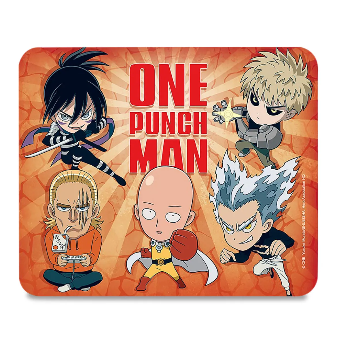 One Punch Man - Saitama & Friends Mousepad