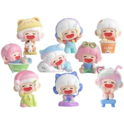 Original Character Sammelfiguren Blind Box 8er-Set Lazy