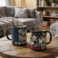 Original Stormtrooper - Defend your Galaxy Tasse mit 3D Effekt blau