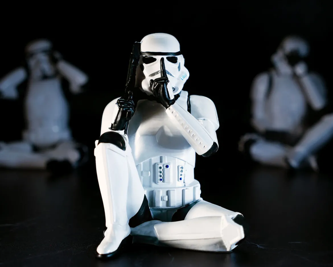Original Stormtrooper Don't Speak Figur 10cm