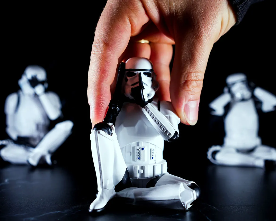 Original Stormtrooper Don't Speak Figur 10cm