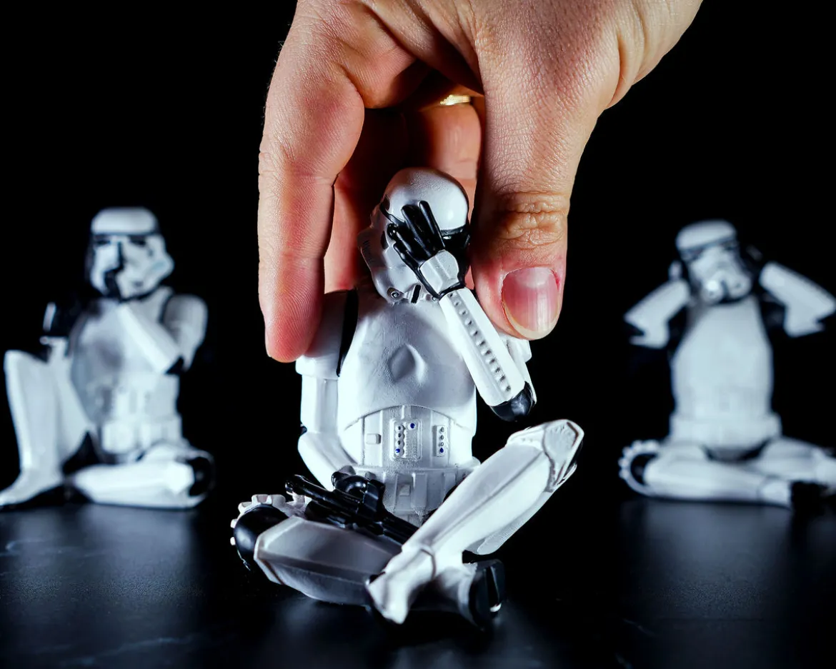 Original Stormtrooper Don't See Figur 10cm