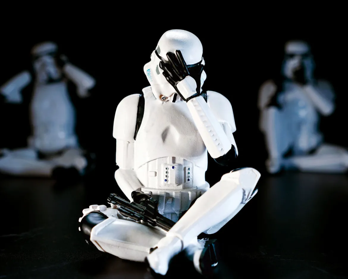 Original Stormtrooper Don't See Figur 10cm