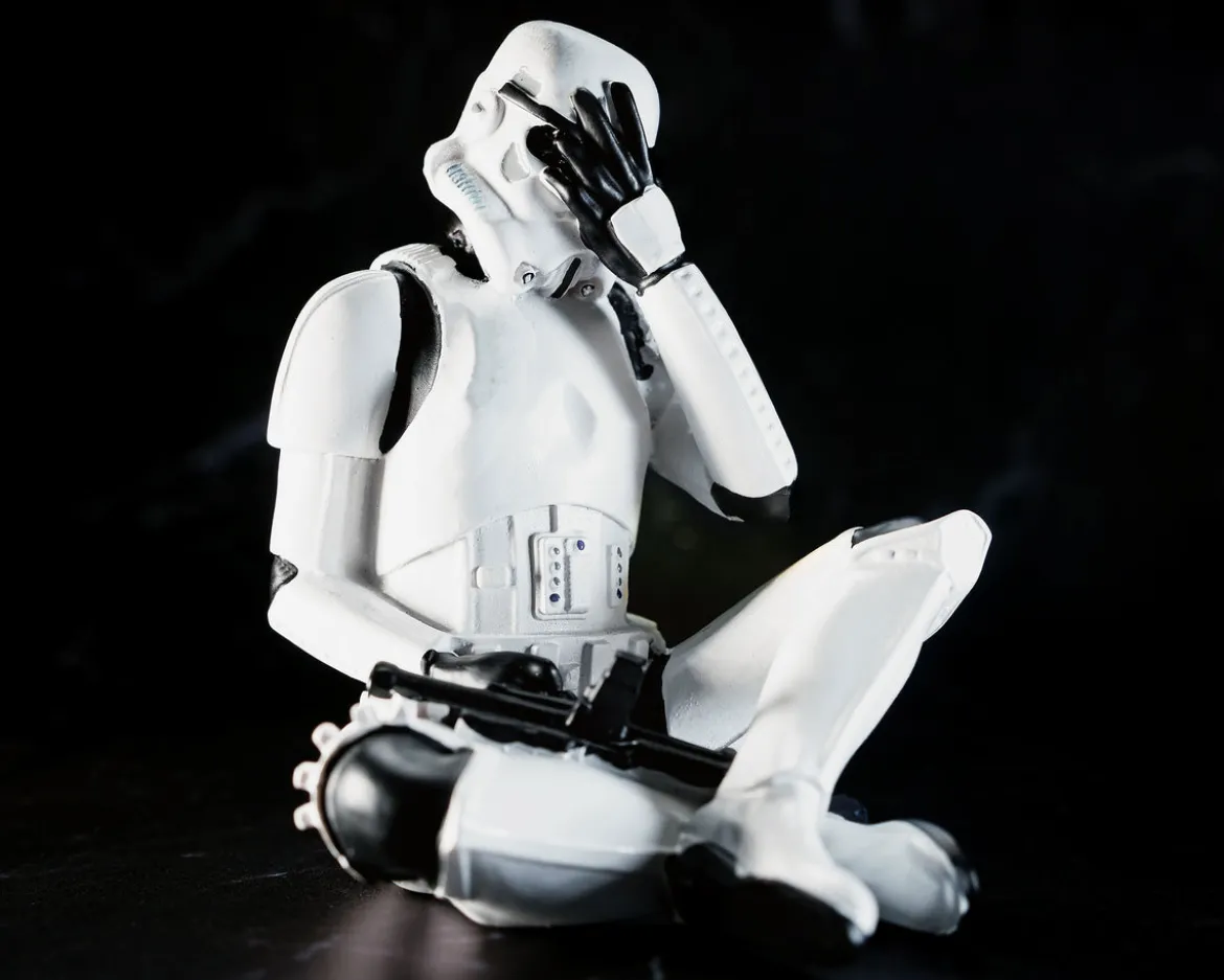 Original Stormtrooper Don't See Figur 10cm