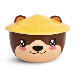 Otter Kawaii Schale mit Deckel für Anime Fans