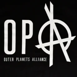 Outer Planets Alliance Logo T-Shirt für The Expanse Fans schwarz