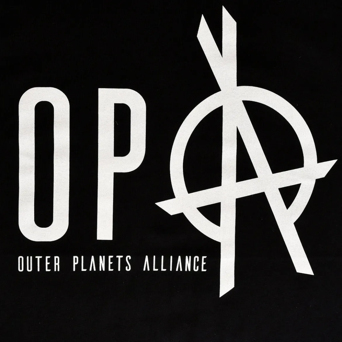 Outer Planets Alliance Logo T-Shirt für The Expanse Fans schwarz