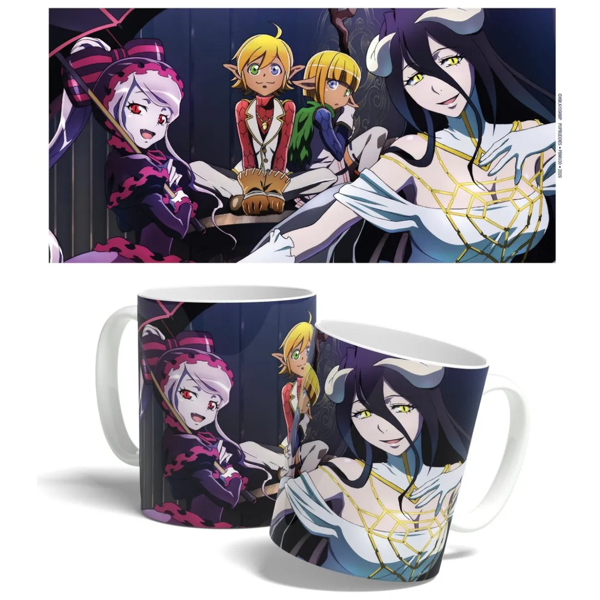 Overlord Tasse Albedo, Aura, Mare & Shalltear 325 ml