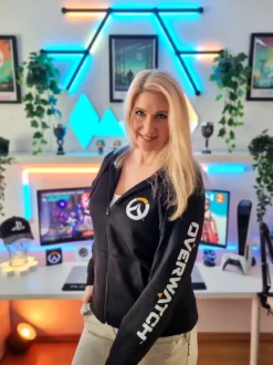 Overwatch - Logo Kapuzenjacke schwarz