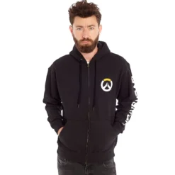 Overwatch - Logo Kapuzenjacke schwarz