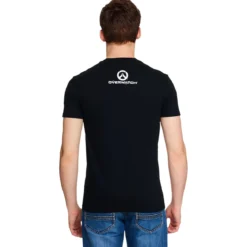 Overwatch - Tracer Spray Logo T-Shirt schwarz