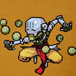 Overwatch - Zenyatta Pixel T-Shirt gelb