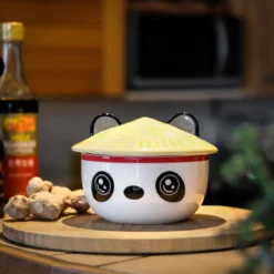 Panda Kawaii Schale mit Deckel für Anime Fans
