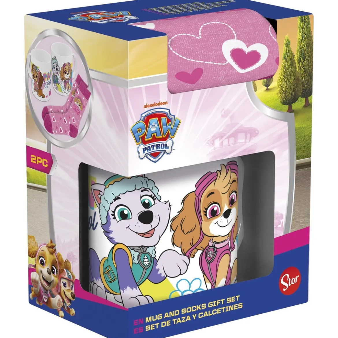 Paw Patrol Tasse & Socken Set Girl Go Skye