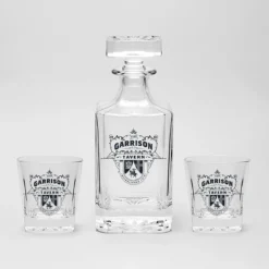 Peaky Blinders - Karaffe mit Stopfen und Gläser-Set