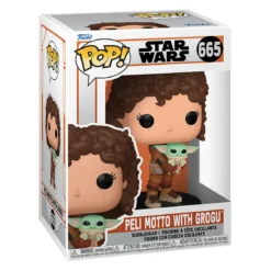 Peli Motto mit Grogu Funko Pop Wackelkopf-Figur - Star Wars The Mandalorian