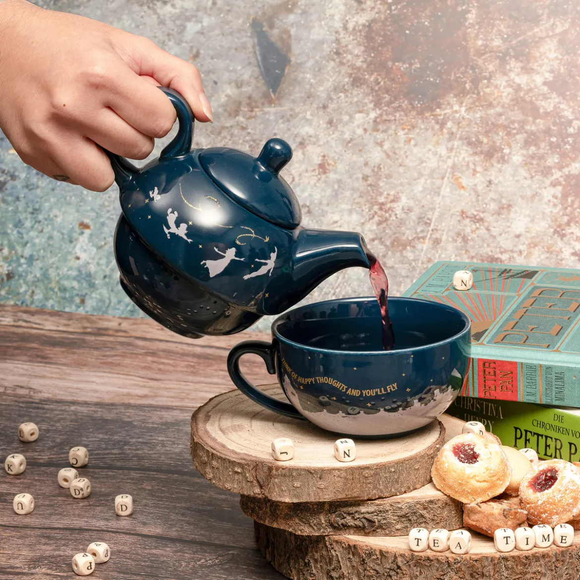 Peter Pan - Teekanne mit Tasse