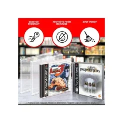 PET Gehäuse 25er-Pack für Nintendo PS1/Single CD/Dreamcast