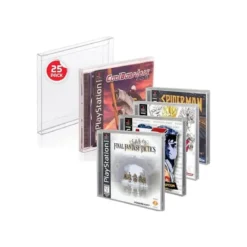 PET Gehäuse 25er-Pack für Nintendo PS1/Single CD/Dreamcast