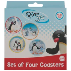 Pingu - Family Untersetzer 4er Set
