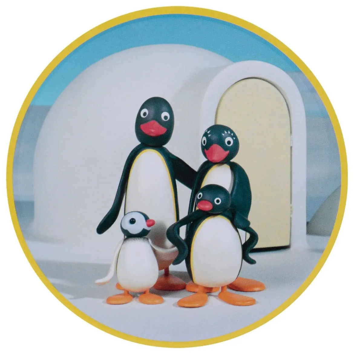 Pingu - Family Untersetzer 4er Set