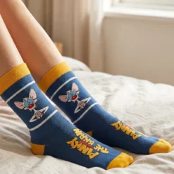 Pinky und der Brain - Pinky und Brain Socken 3er Set in Geschenkbox