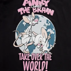 Pinky und der Brain - Take Over The World T-Shirt schwarz