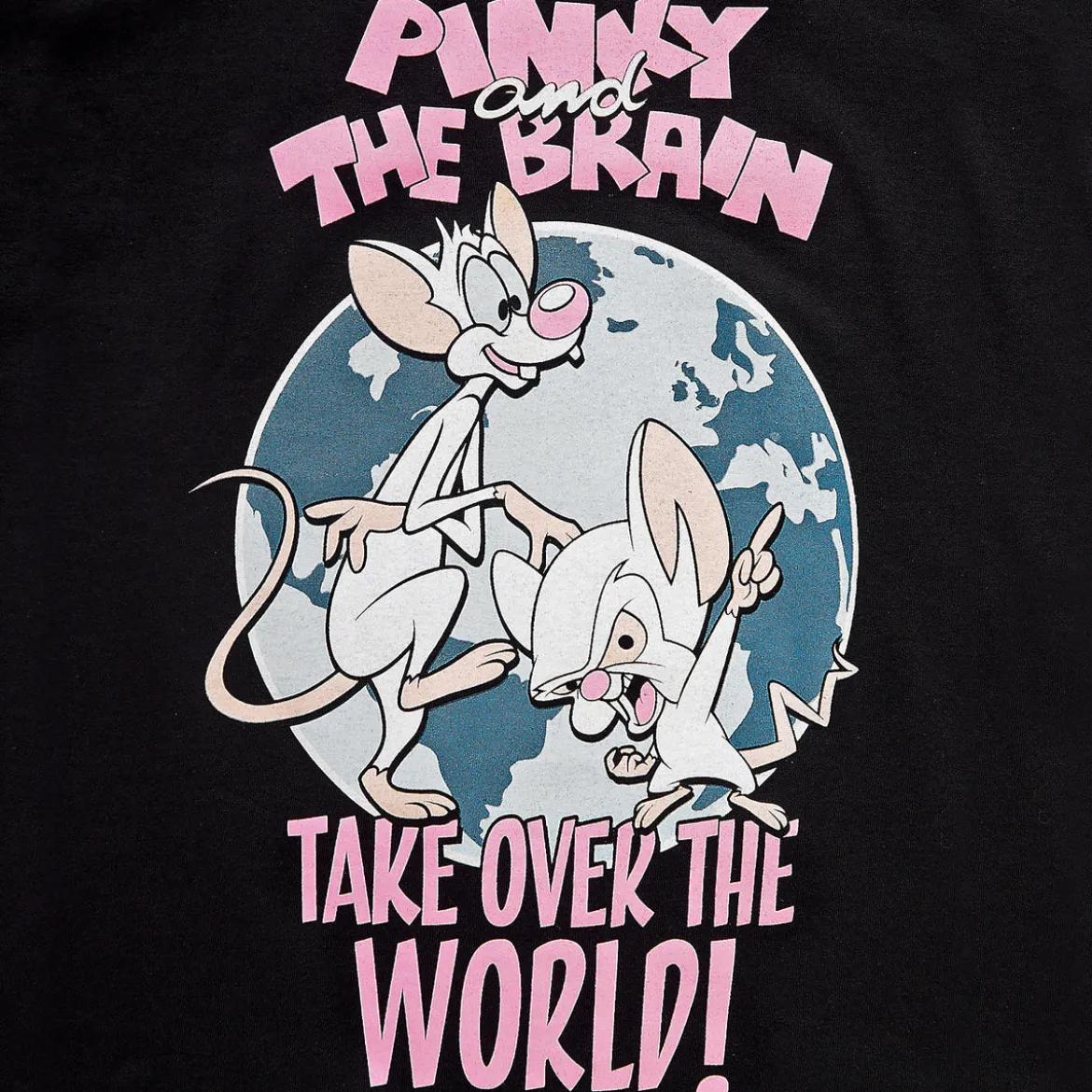 Pinky und der Brain - Take Over The World T-Shirt schwarz