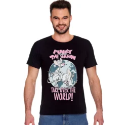 Pinky und der Brain - Take Over The World T-Shirt schwarz