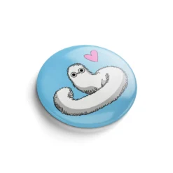 Pinselwurm Button für Atelier of Witch Hat Fans