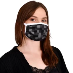 Pixel Gesichtsmaske für Minecraft Fans