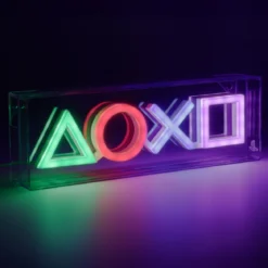 PlayStation - Neon Symbol Tischlampe